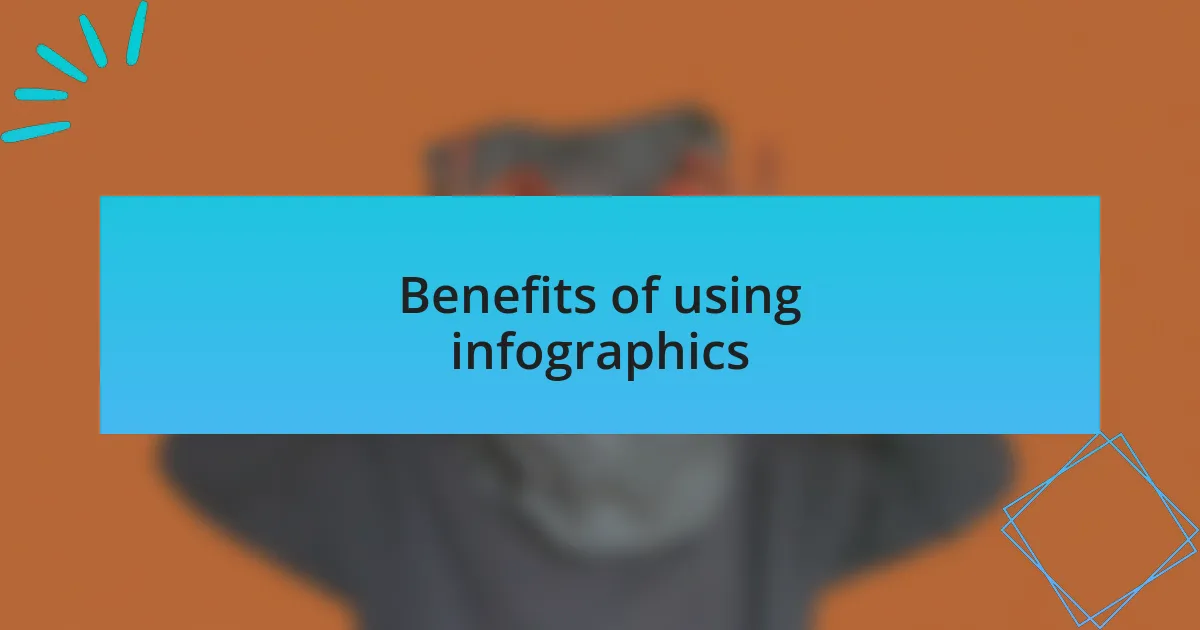 Benefits of using infographics